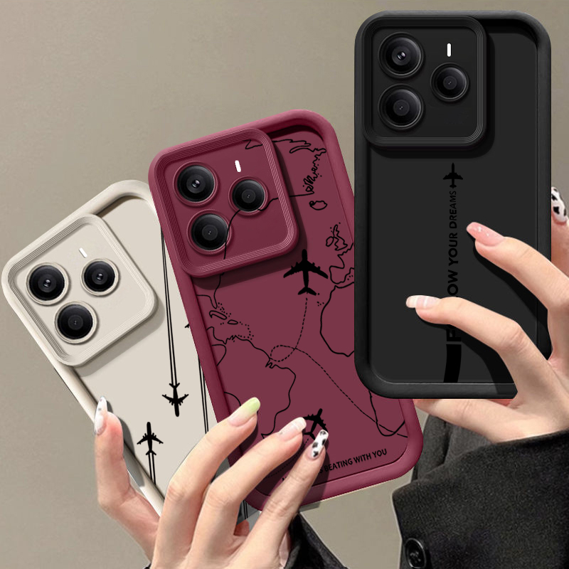 Xiaomi Redmi Note 13 - غطاء هاتف من السيليكون الناعم بنمط