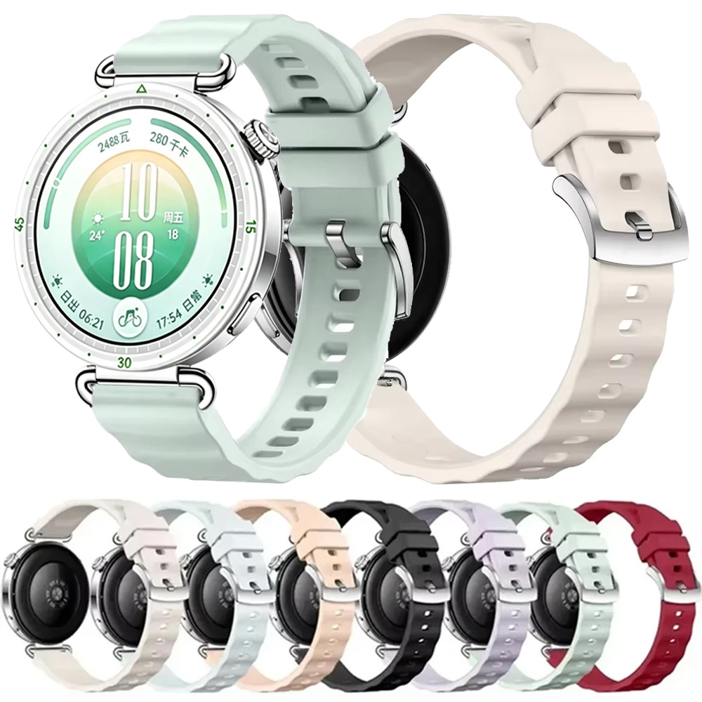 Smartwatch X2 - حزام سيليكون مموج 18 مم لساعة